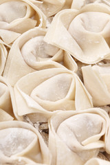 Raw dumplings