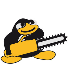Chainsaw Penguin