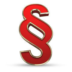 Red paragraph symbol