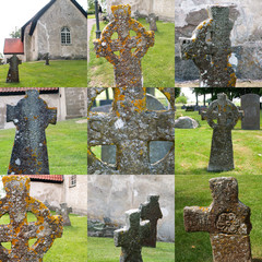 Fototapeta premium old crosses