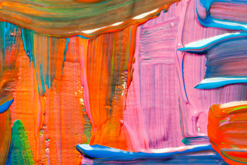 Abstract art backgrounds. Hand-painted background. SELF MADE.