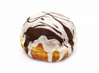 Donut isolated on white background