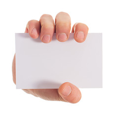 Close-up Of Hand Holding Placard