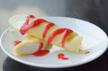 roll pancakes