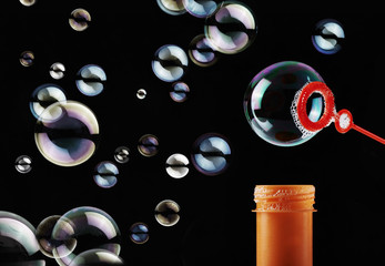 Abstract soap bubble background,element for designers