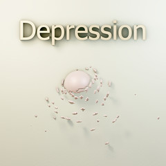 Depression - 3d Render