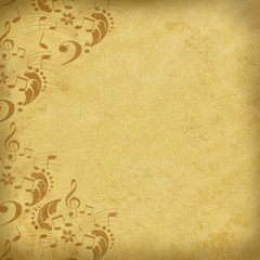 fond ancien-musique &agrave; gauche