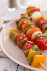vegetables skewer