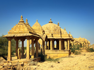 cenotaphs in Bada Bagh - Jaisalmer India