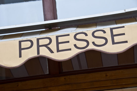 Enseigne presse