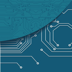 technology abstract background - vector illustration