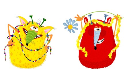 as moster 2er gelb rot