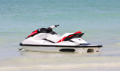 Jet ski or water scooter on Thalland ocean