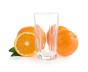 orange juice and fruit