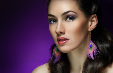 Fototapeta premium colorful makeup