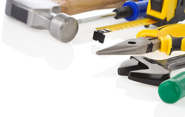 Fototapeta premium kit of construction tools