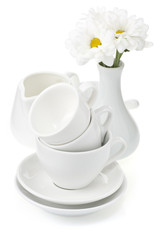 clean plates and cups
