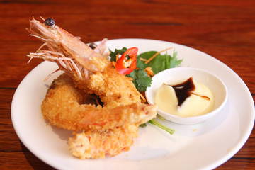 Deep fried prawn