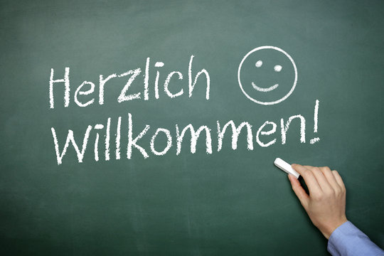 herzlich willkommen
