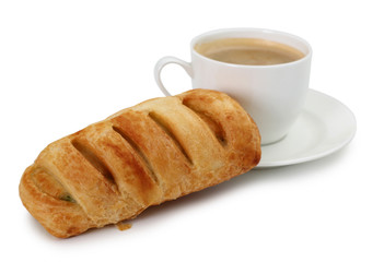Coffee and pastry