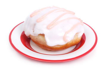Donut glaze isolated on а white background