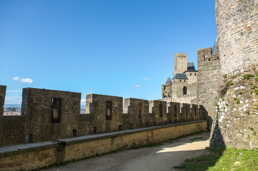 Fototapeta na wymiar La Cité, Carcassonne