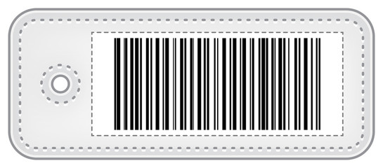 Price Tag With Bar Code