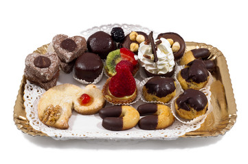 Colorful mini-cupcakes