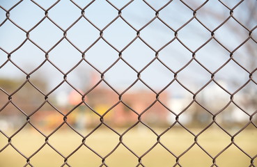 Fototapeta premium Barb wire fence