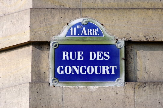 Rue des Goncourt.