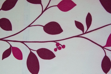 purple and red flower textile