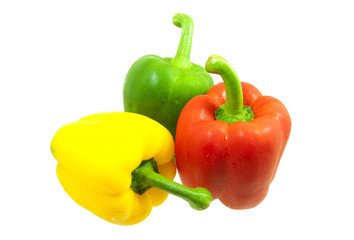 paprika isolated on a white background