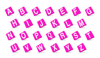 symbole - lettres de l'alphabet