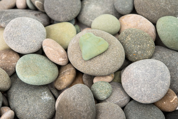 Fototapeta na wymiar pebbles isolated