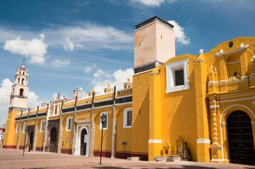 Gordijnen Royal Chapel, Cholula (Puebla-Mexico) © Noradoa