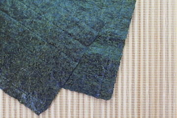 Sheet of dried nori ,dried seaweed