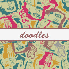 Beautiful background design with seamless texture