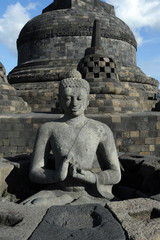 Sito archeologico di Borobudur sull'isola di Java in Indonesia