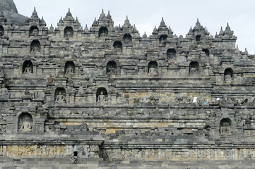 Fototapeta premium Sito archeologico di Borobudur sull'isola di Java in Indonesia