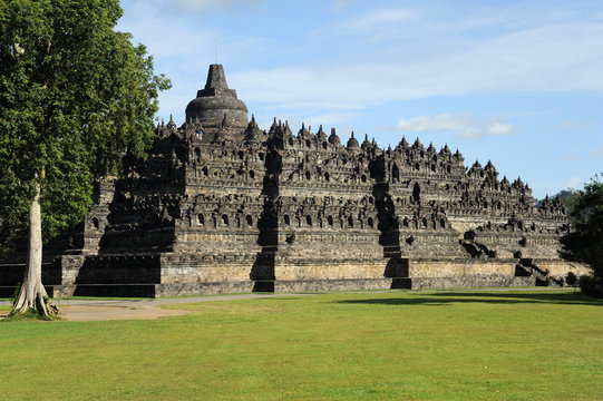 Sito archeologico di Borobudur sull'isola di Java in Indonesia