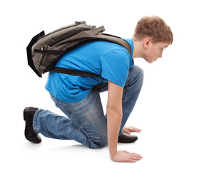 Low start of running in school