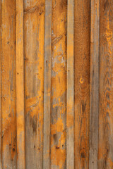 the background from old painted planks of the fence