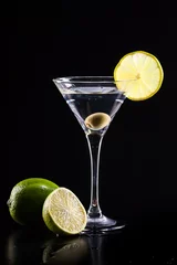 Crédence de cuisine en verre imprimé Éclaboussures deau cocktail frais moderne