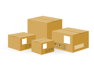 Brown Shipping Boxes