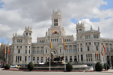Fototapeta na wymiar Plaza de Cibeles, Madrid