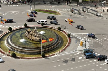 Naklejka premium Plaza de Cibeles, Madrid