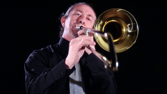 trombone player