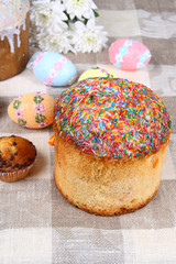 Easter eggs and cakes