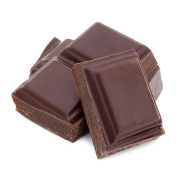Carr&eacute;s de chocolat