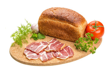 Bacon with vegetables